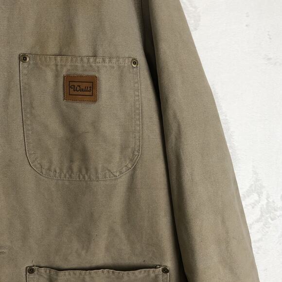 VTG WALLS Blanket Lined Canvas Chore Coat Men's‎ XL 46" Workwear Carhartt Style - Picture 8 of 11